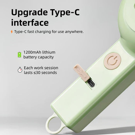 4-in-1 Handheld Electric Vegetable Cutter | Slice, Mince & Clean in Seconds