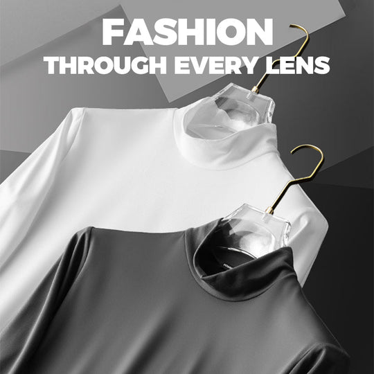 Herrtröja i Mercerized bomull Stretch varm och bekväm baslager