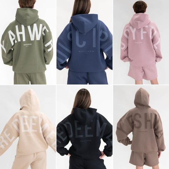 💕Last Day 49% OFF💖✝ Essential Hoodie | Oversized Christian Heavyweight Faith Sweatshirt