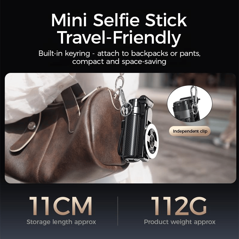 🔥Zomerpromotie - tot 50% korting🔥4-in-1 multifunctionele magnetische selfiestick met 360° rotatie