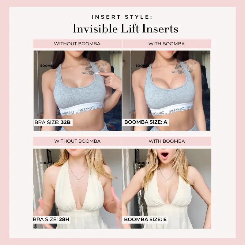 💝 Buy 1 Get 1 FREE! ✨Patented Sticky Fashion Bra Inserts Prevents Nipple Slips No Sewing Required Low Cut Tops Womenswear