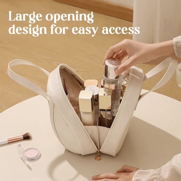 Daudzslāņu čaulas formas kosmētikas soma