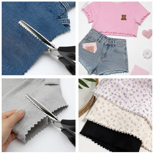 🔥 DIY Serrated Sewing Scissors – Precise and Easy to Use