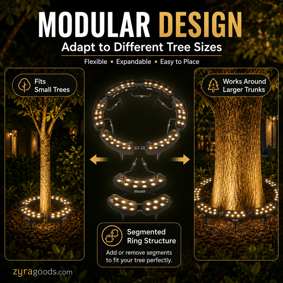 🌳💡 IP65 Waterproof Outdoor Ring Tree Light