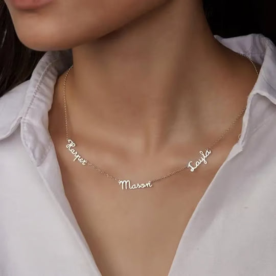 🔥Mother's Day Special Offer 50% OFF - Personalized Multi-Name Necklace