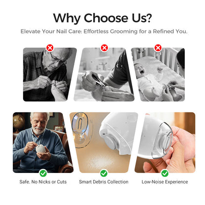✨Universal Automatic Fingernail Grinder for Adults and Children