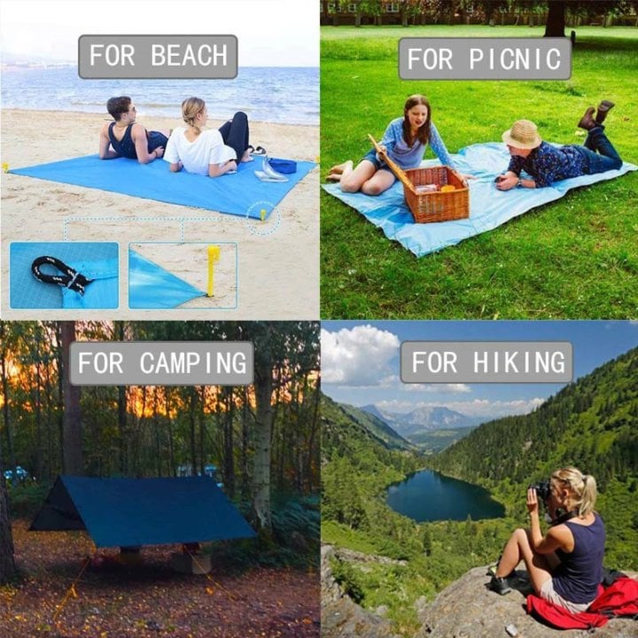 🤽‍♂️ Sandproof Beach Blanket Lightweight