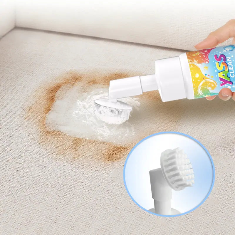 F'king Magic Fabric and Upholstery Foam Cleaner 3PACK 200ML Removes Stains With Carpet Cleaner Brush，Effectively Removes Stains And Odours Caused By Pets From Carpets And Upholstery
