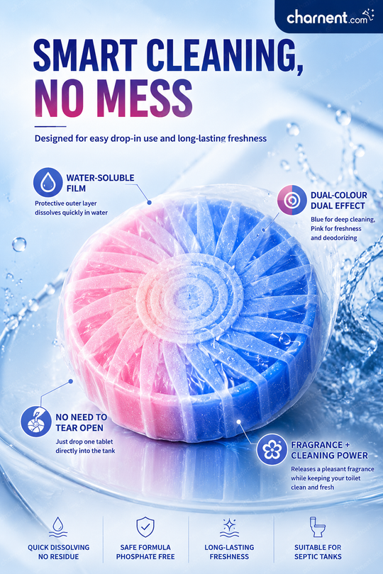 ⏳Today Only: 50% Off⏰Dual-Color Toilet Cleaning Agent