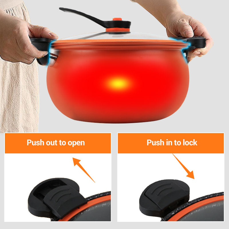 🧑‍🍳Michelin Chef's Recommendation🏆Multifunctional Large Capacity Non-stick Pressure Cooker