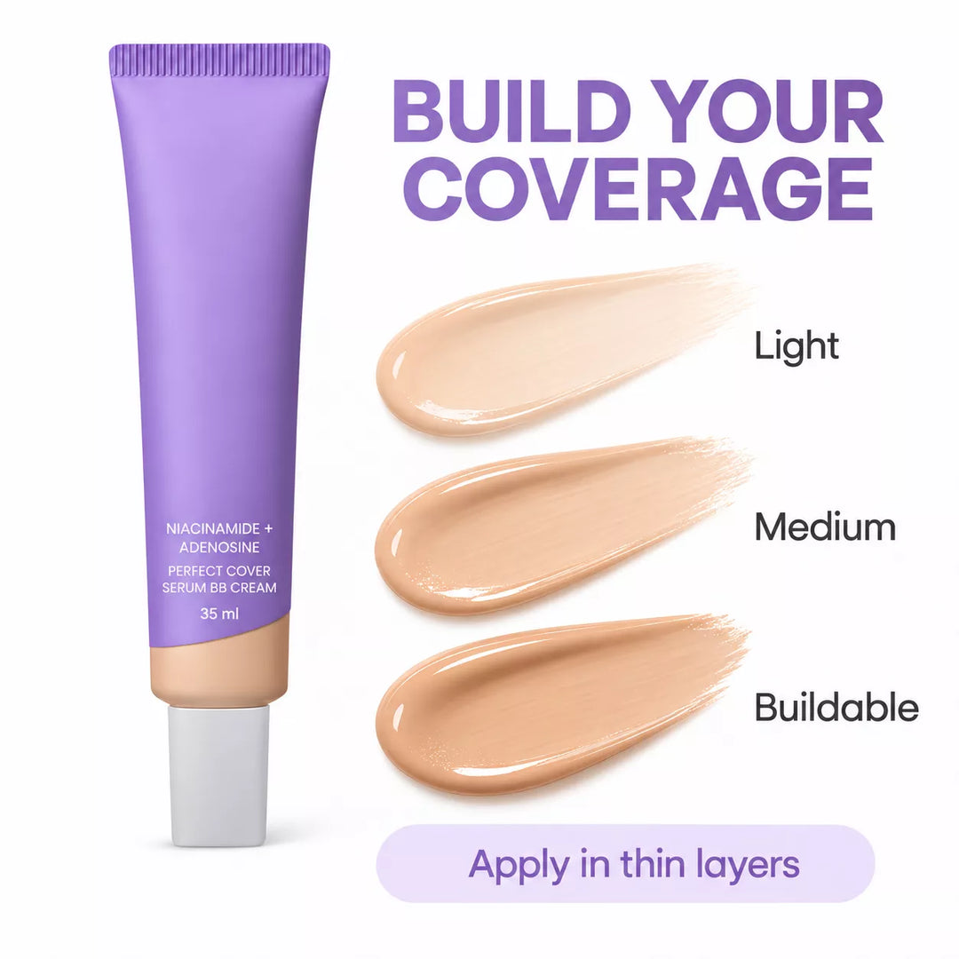 💜BUY 1 GET 1 FREE💜 M Perfect Cover Serum BB Cream (35ml) - Bifida Ferment Lysate Serum-Infused BB Cream