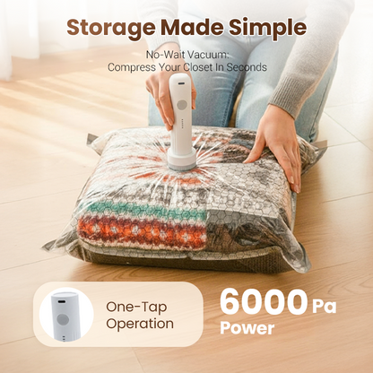 🔥 LAST DAY PROMOTION - 49%OFF 🔥 Travel Vacuum Storage Bags & Portable Pump Set