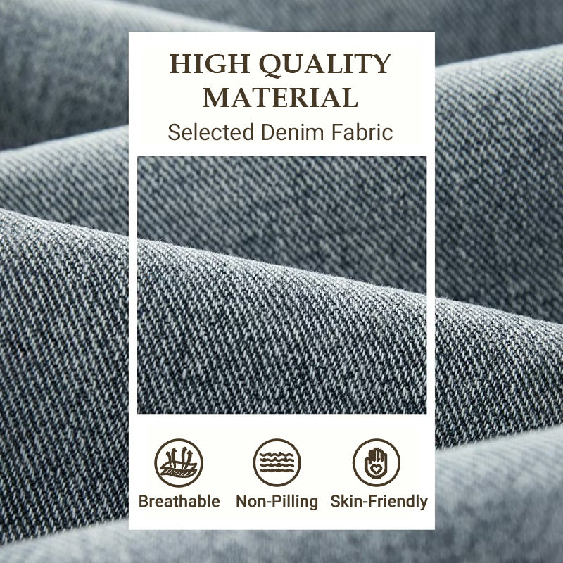 🧵 Men's Loose Straight Jeans – Classic Fit | Perfect for Commute, Casual & Weekend Wear, Easy to Style ✨
