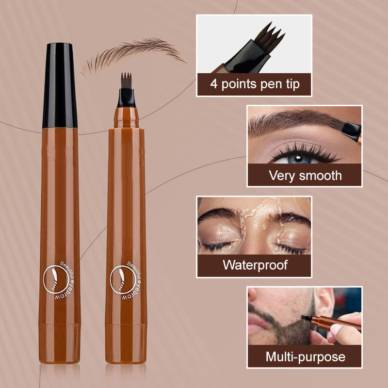 💥Limited Time Sales - 50% OFF💥Waterproof Four-tip Beard and Eyebrow Pen✨