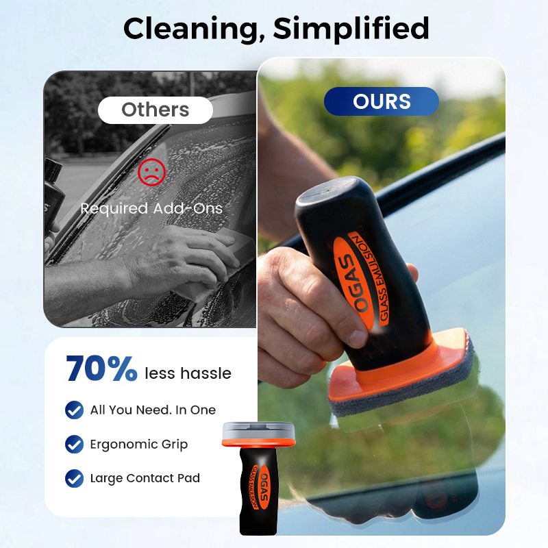 🔥LAST DAY SALE 50% OFF🔥 Auto Glass Side Window Oil Film Removal Cleaner