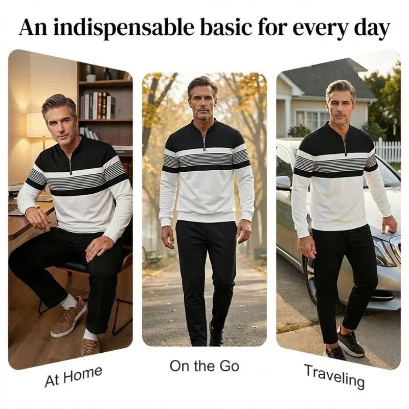 🔥 Bold Graphic Style, Complete 2-Piece Look | Men's Pullover & Pants Set ⚡ Free Shipping