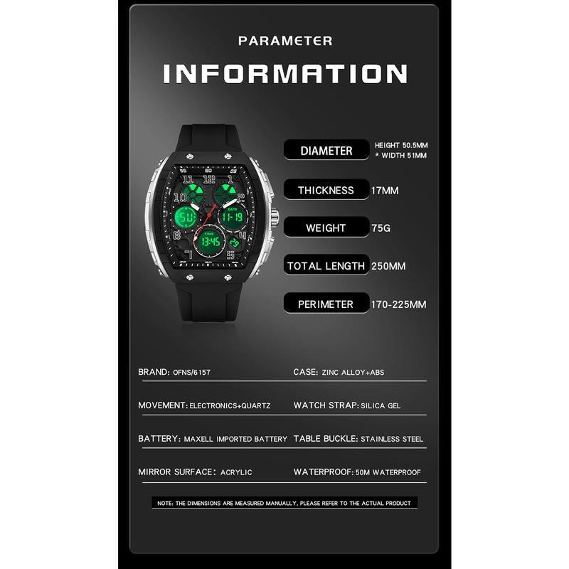 🎄Christmas Sale 50% OFF🔥Men's Sporty Luminous Digital Automatic Watch