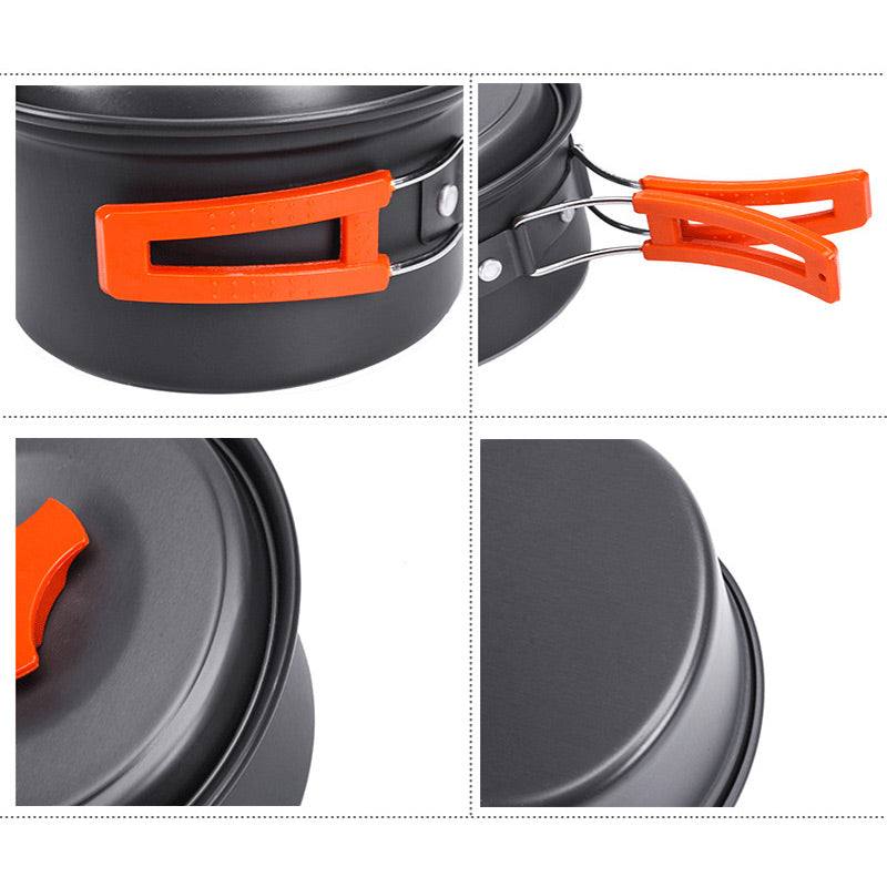⛺Portable Outdoor Camping Cookware Set