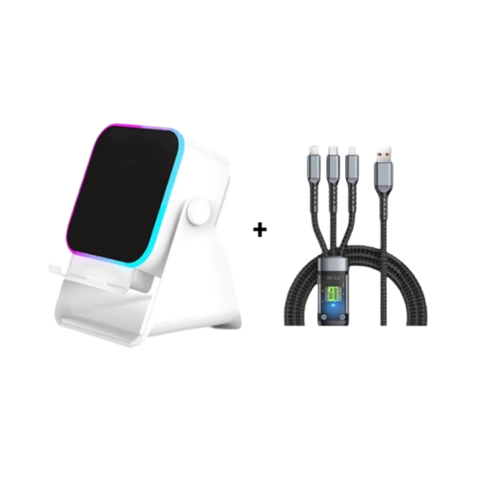 💎 50% OFF 5-IN-1 WIRELESS SPEAKER STAND! 💎 Induction Audio, Phone Holder & Ambient Light