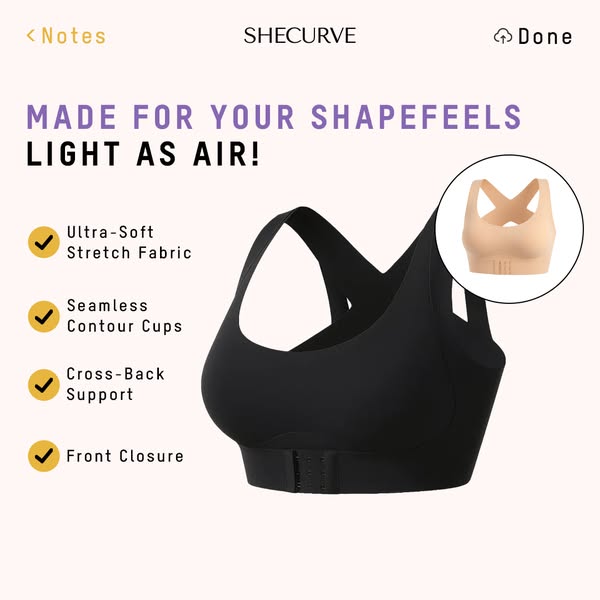 AlignLift Posture-Perfect Wireless Bra