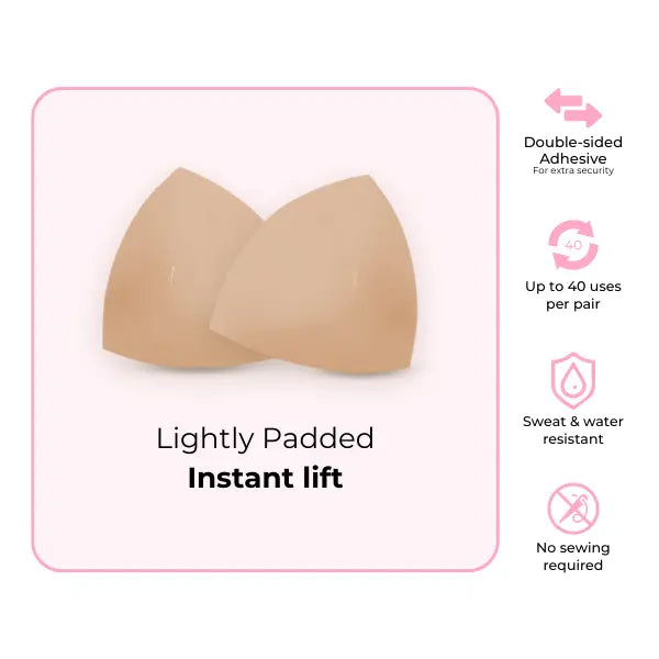 💝 Buy 1 Get 1 FREE! ✨Patented Sticky Fashion Bra Inserts Prevents Nipple Slips No Sewing Required Low Cut Tops Womenswear