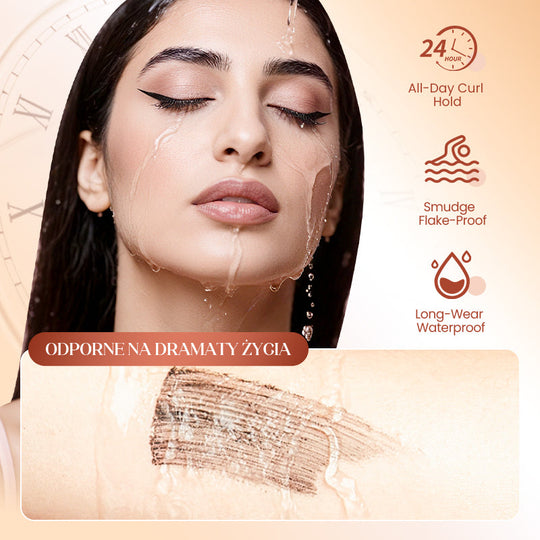 💄 BUY 1 GET 1 FREE! ✨ Waterproof Fiber Mascara - Intense Length & Curl with Enriched Fibers for Clump-Free Volume All Day 🌟👁️