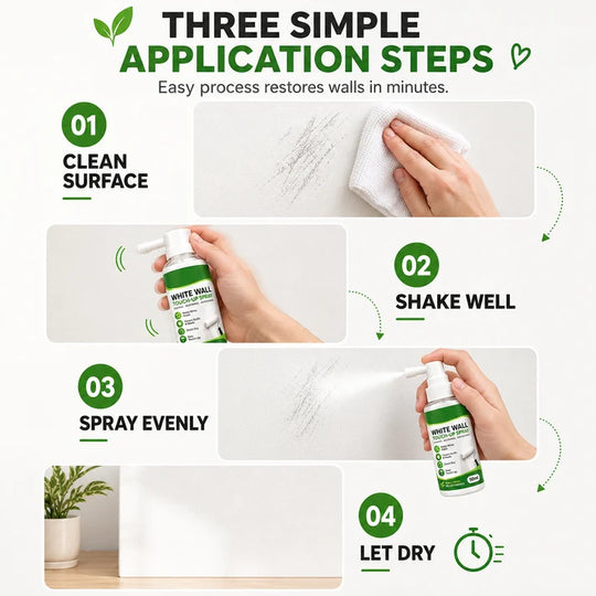 🧱 Buy 2 Get 1 Free !! 🏆White Wall Touch-Up Paint Spray