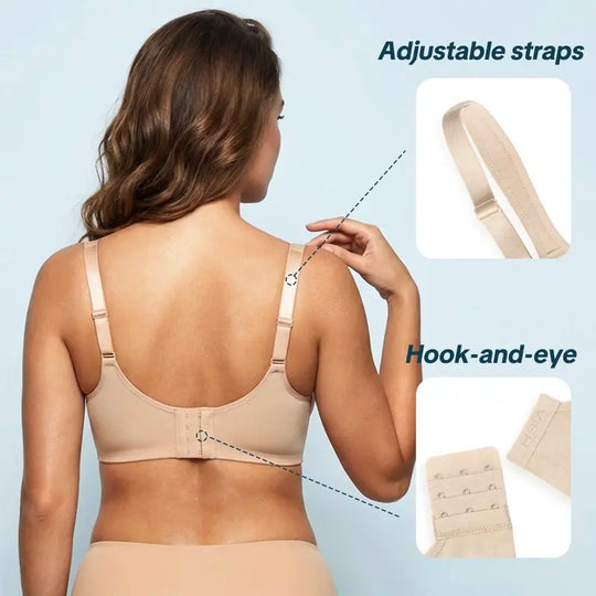 Comfort Cooling Minimiser Bra Full Coverage Underwired Seamless T-Shirt Bra