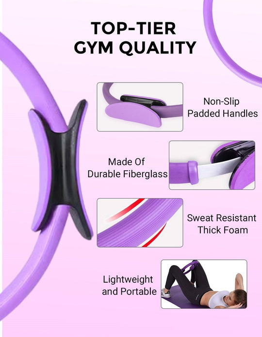 💪Sculpt Your Body, Not Your Space | Elegant Pilates Ring🎁