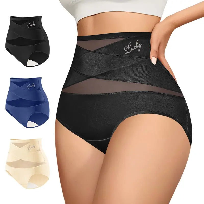 💗Buy 1 Get 1 Free💗High-Waist Tummy Control Seamless Shaping Lucky Panties