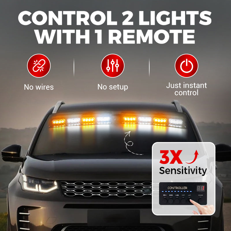 ⏳Time-limited Special⏰Windshield Suction Cup Strobe Warning Light for Vehicles🚗