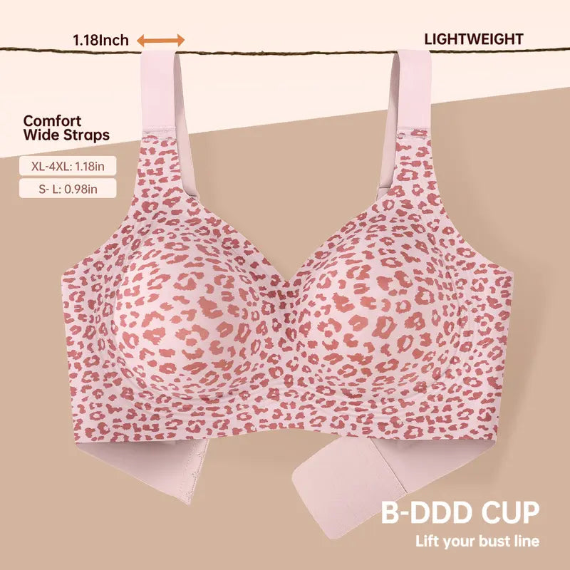👙Jelly Bras Women Seamless Lift Bra Wireless Push Up No Underwire Full Coverage Plus Bras Comfort Supportive Sports T-Shirt Bra