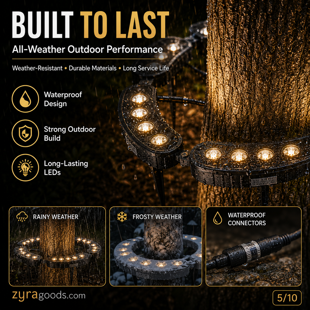 🌳💡 IP65 Waterproof Outdoor Ring Tree Light