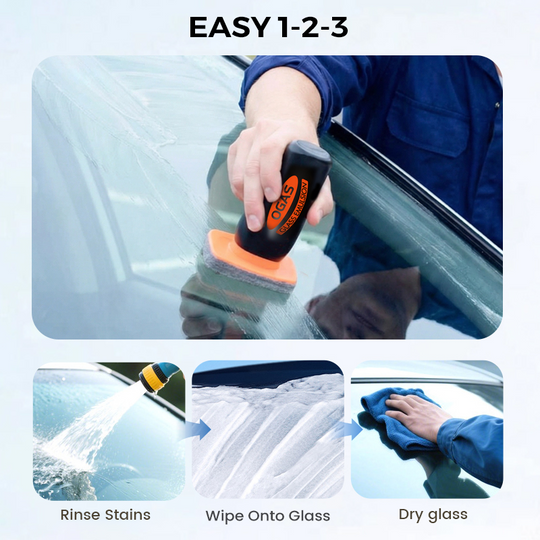 🔥LAST DAY SALE 50% OFF🔥 Auto Glass Side Window Oil Film Removal Cleaner