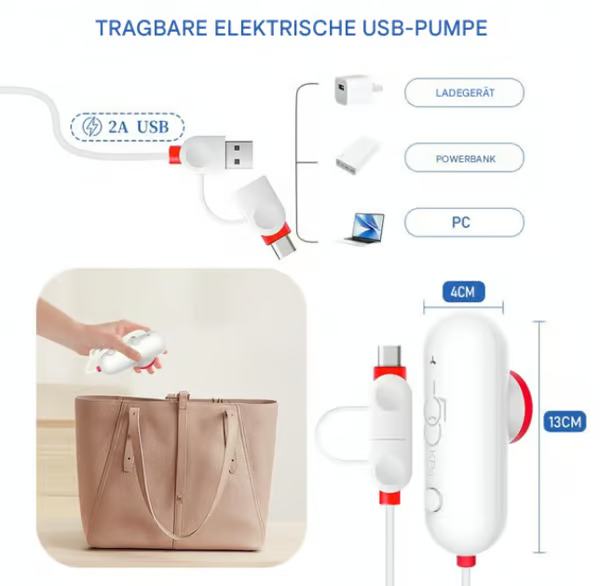 ✨LAST DAY ONLY 49% OFF🔥USB Electric Vacuum Compression Bags – Save Space, Travel Light!