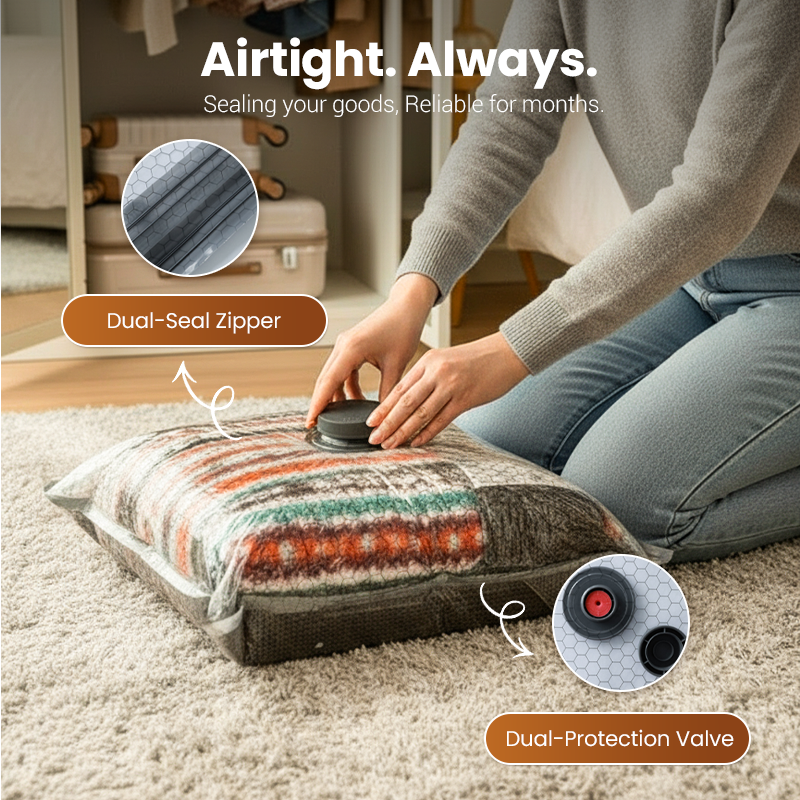 🔥 LAST DAY PROMOTION - 49%OFF 🔥 Travel Vacuum Storage Bags & Portable Pump Set