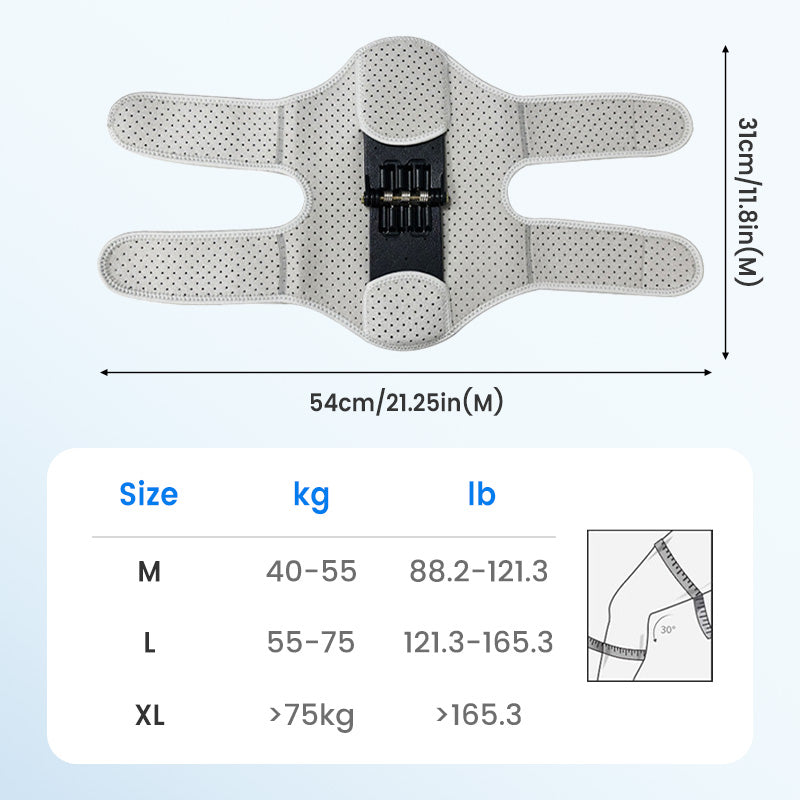Reguleeritav põlvekaitsevõimendi sportimiseks