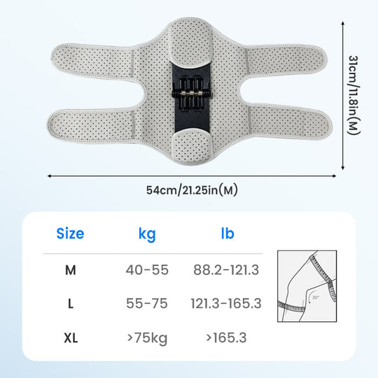 Reguleeritav põlvekaitsevõimendi sportimiseks