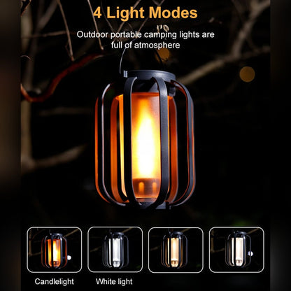 BougeRV 9 inch Solar lantern outdoor light with base, solar lantern outdoor waterproof light