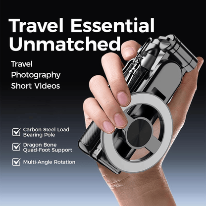 🔥Summer Promotion-Up to 50% Off🔥4-in-1 Multifunctional 360° Rotation Magnetic Selfie Stick