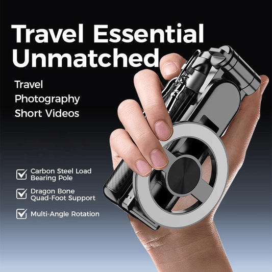 🔥Summer Promotion-Up to 50% Off🔥4-in-1 Multifunctional 360° Rotation Magnetic Selfie Stick