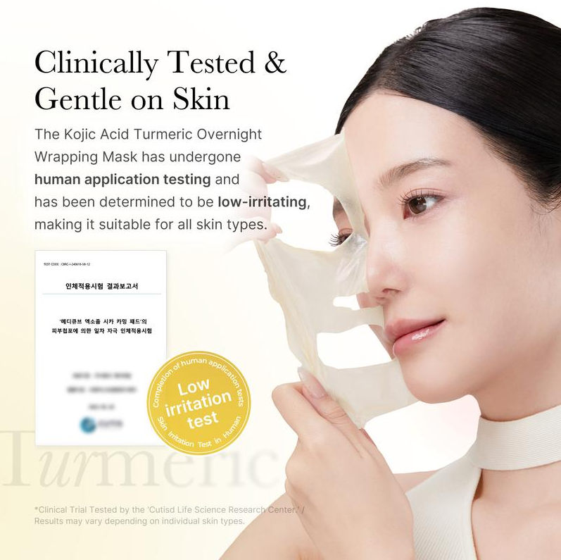 [Medicube Official] Kojic Acid Turmeric Night Wrapping Mask | Overnight Wrapping Mask, Morning Shed, Turmeric, Niacinamide, Vitamin