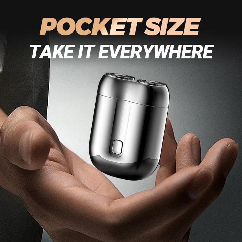 🎁Hot Sale🔋 Mini-dobbeltbarbermaskine! 0,1 mm Knive Mesh 7500 rpm motor