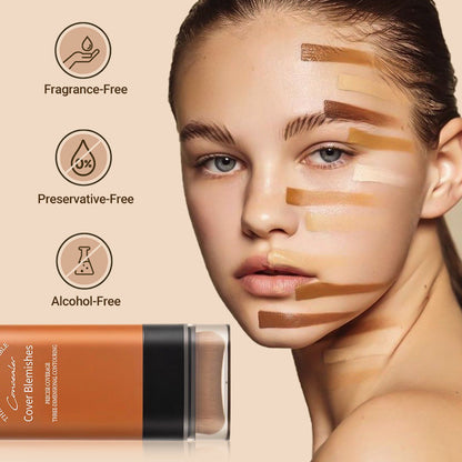 💜Hydrating Lightweight Foundation Stick with Brush✨