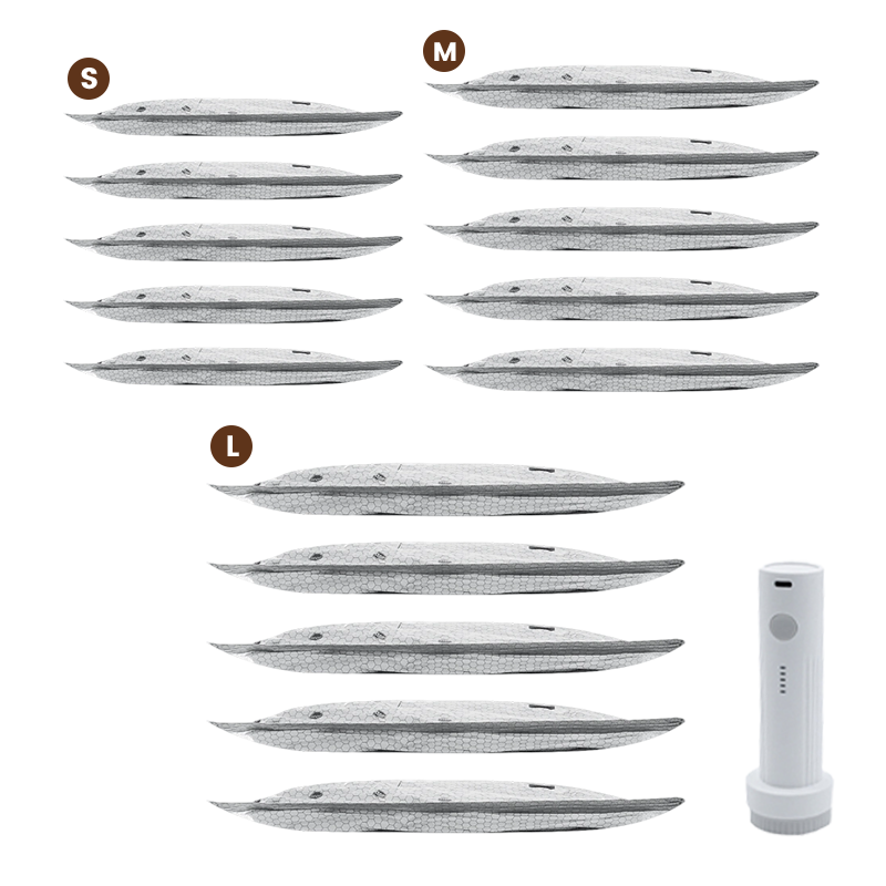 🔥 VIIMASE PÄEVA PAKKUMINE - 49% SOODUSTUST 🔥 Reisivaakumkotid ja kaasaskantav pumbakomplekt