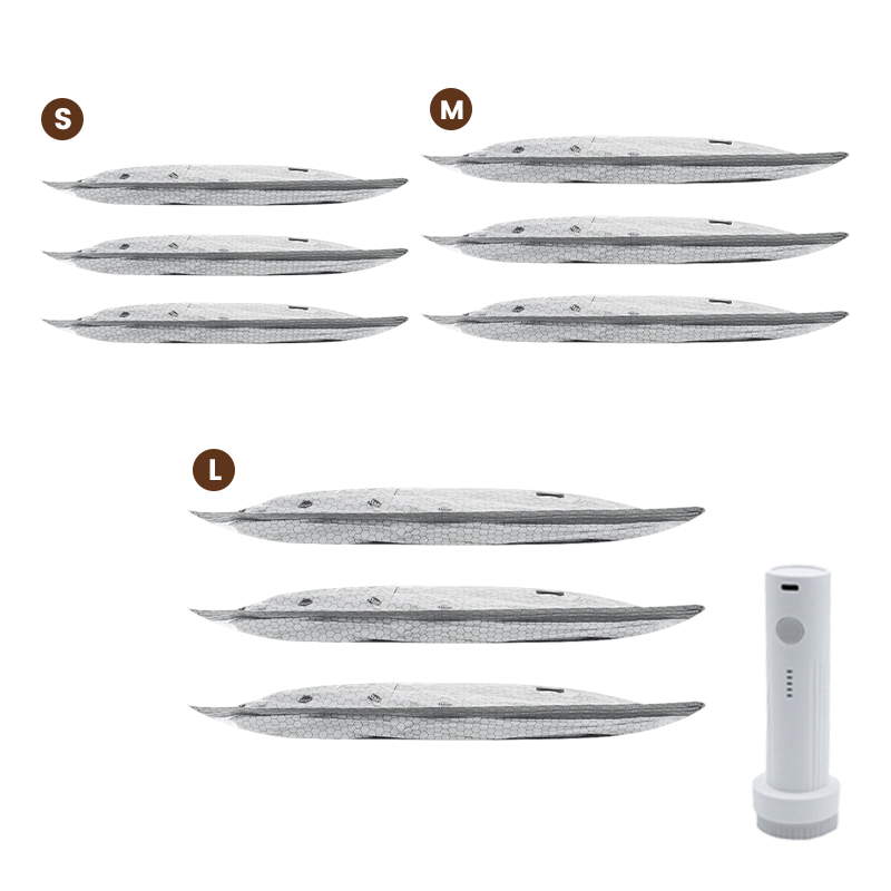 🔥 VIIMASE PÄEVA PAKKUMINE - 49% SOODUSTUST 🔥 Reisivaakumkotid ja kaasaskantav pumbakomplekt