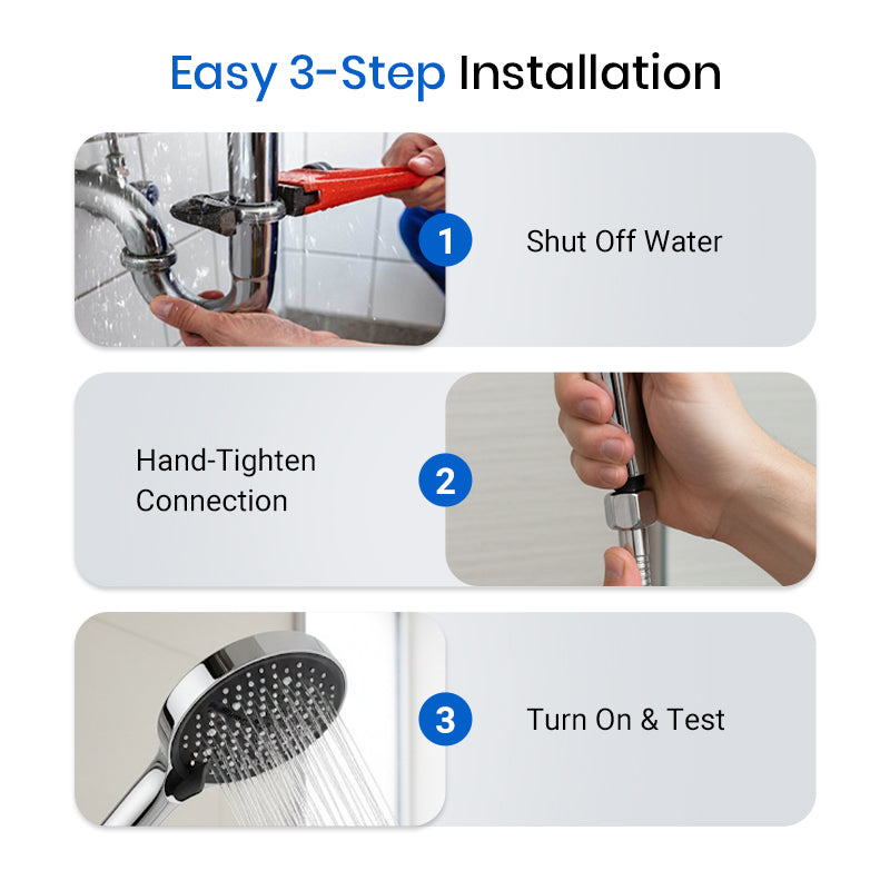 🚿 50% KEDVEZMÉNY MOST! ✨ Nagynyomású esőztető zuhanyfej - 360°-ban állítható szög, könnyen tisztítható fúvókák és univerzális illeszkedés a frissítő zuhanyzáshoz 💦📦