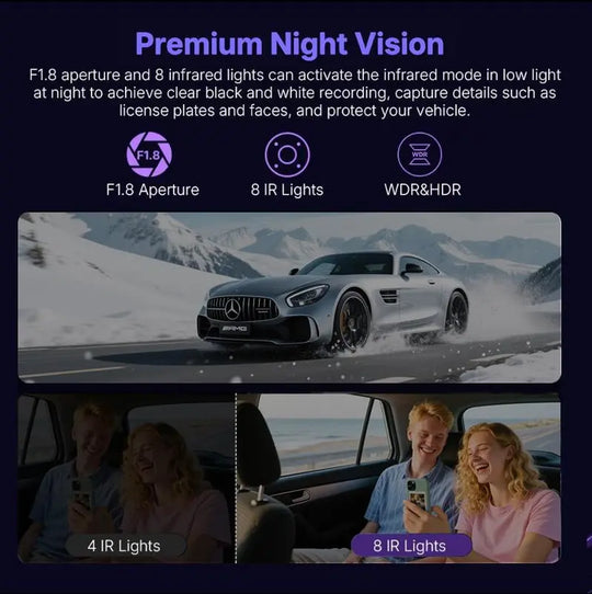 ⏳Časovo obmedzená 50% zľava⏰4-šošovová 360° kamera do auta🚗📹