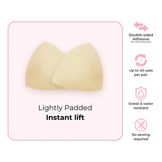 💝 Buy 1 Get 1 FREE! ✨Patented Sticky Fashion Bra Inserts Prevents Nipple Slips No Sewing Required Low Cut Tops Womenswear
