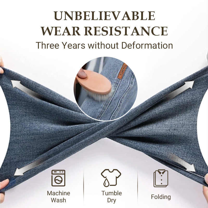 🧵 Men's Loose Straight Jeans – Classic Fit | Perfect for Commute, Casual & Weekend Wear, Easy to Style ✨